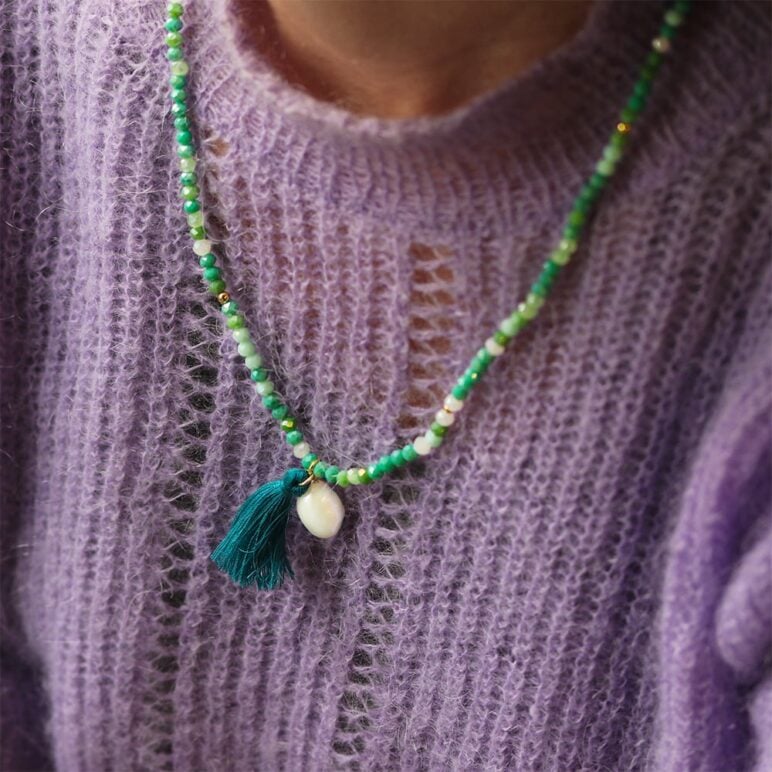 12mm white baroque freshwater pearl crystal yellow gold plate sterling silver necklace or bracelet on elastic