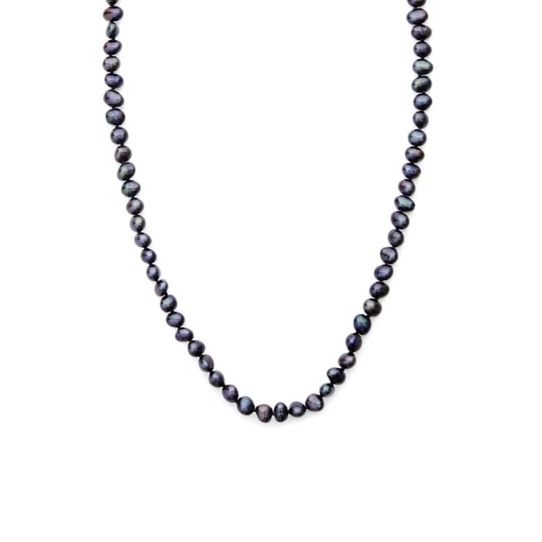 6mm peacock baroque freshwater pearl necklace