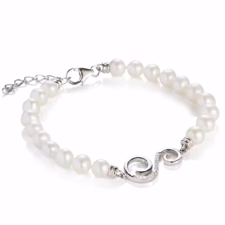Note Freshwater Pearl Bracelet