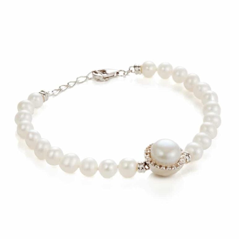 Amberley Cluster Pearl Bracelet