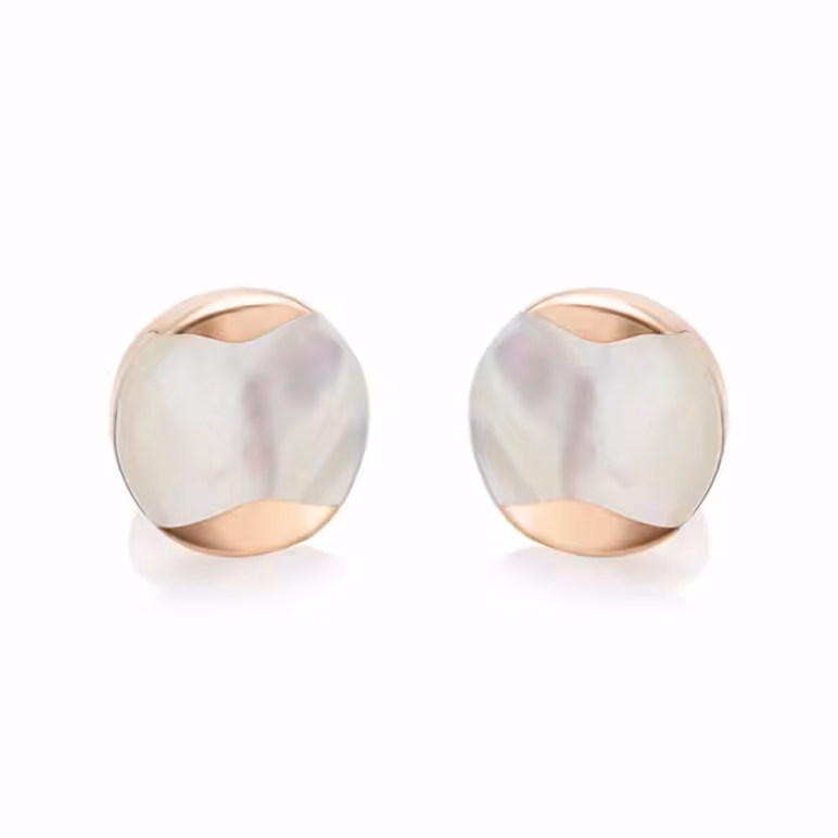 Dune Rose Gold Large South Sea Stud Earring