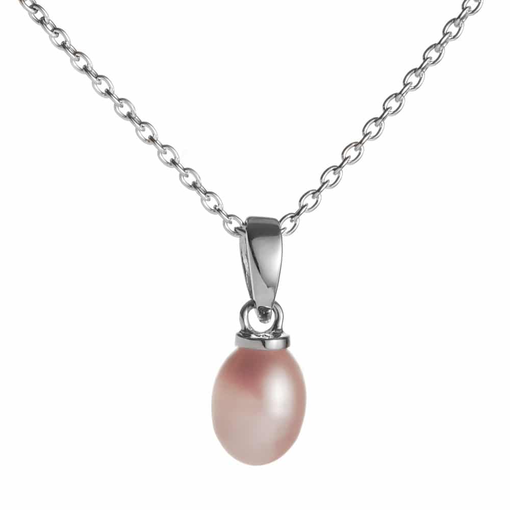 Pure Pink Freshwater Pearl Pendant 