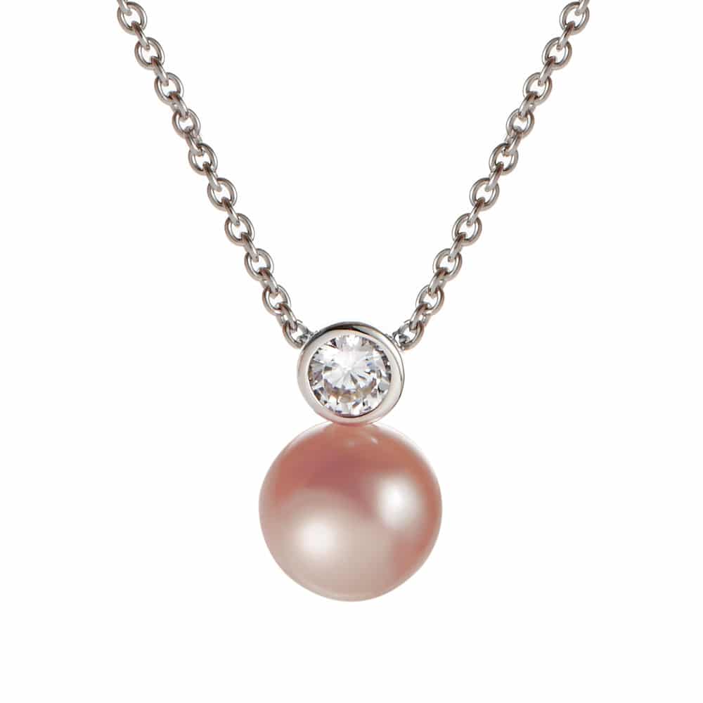 Chic Pink Freshwater Pearl Pendant