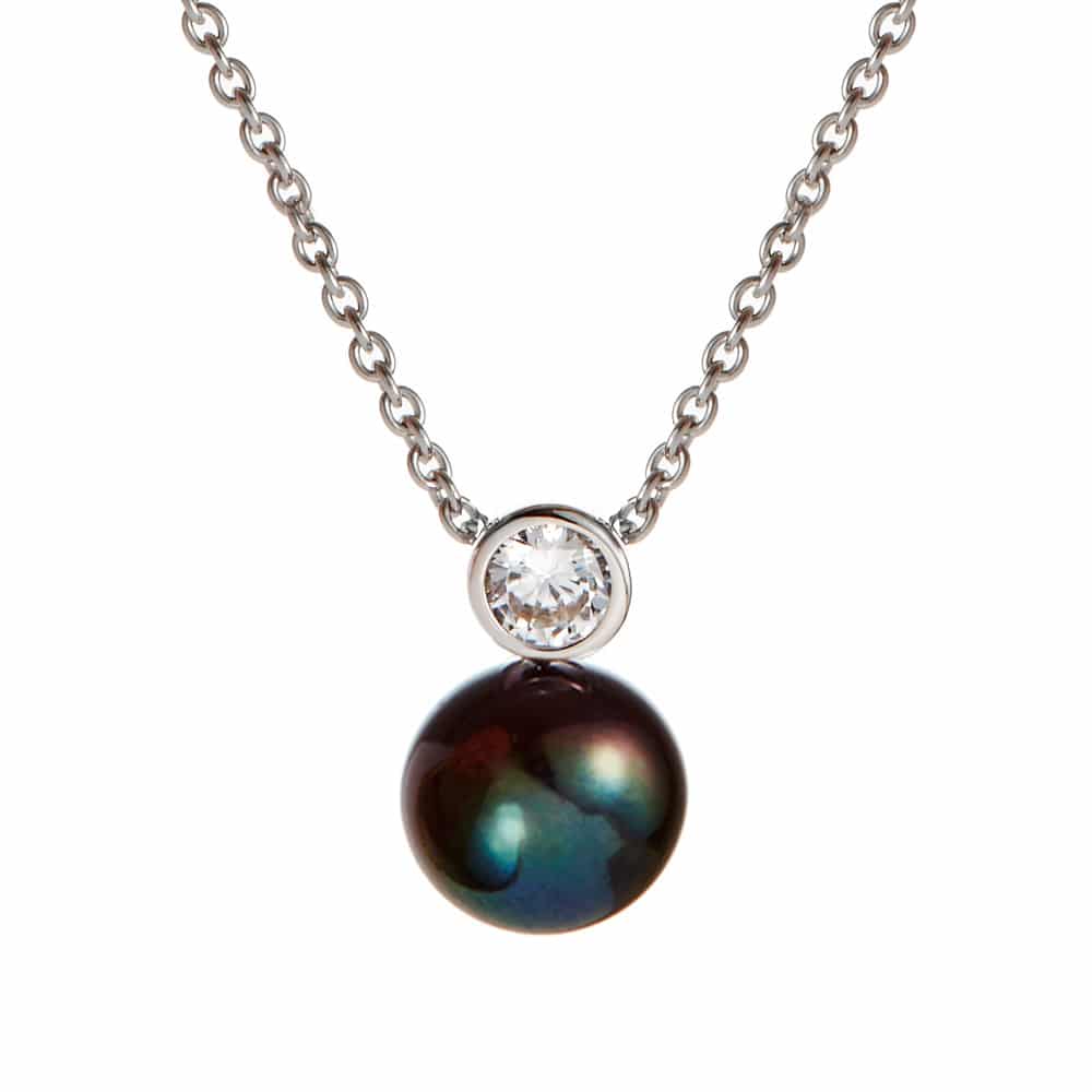 Chic Peacock Freshwater Pearl Pendant