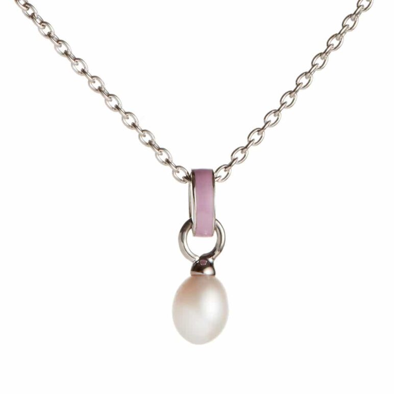 My First Pearl Lilac Pendant