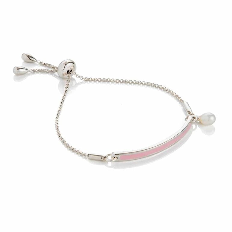 My First Pearl Pink Adjustable Bracelet