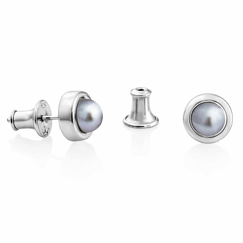 Alice Grey Pearl Studs