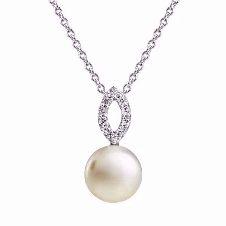 Amberley Open Cluster Pearl Pendant