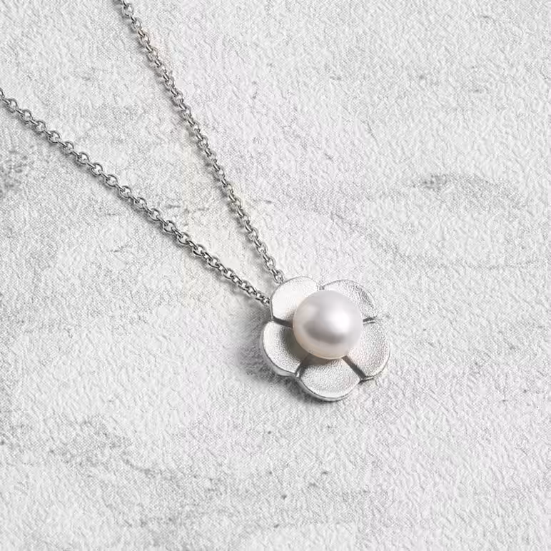 Blossom Buttercup Pearl Pendant