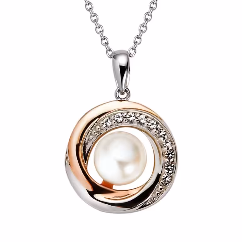 Camrose Wreath Pearl Pendant