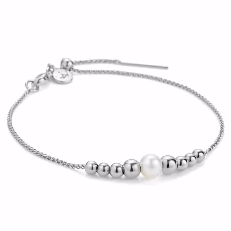 Coast Silver Pearl Bracelet