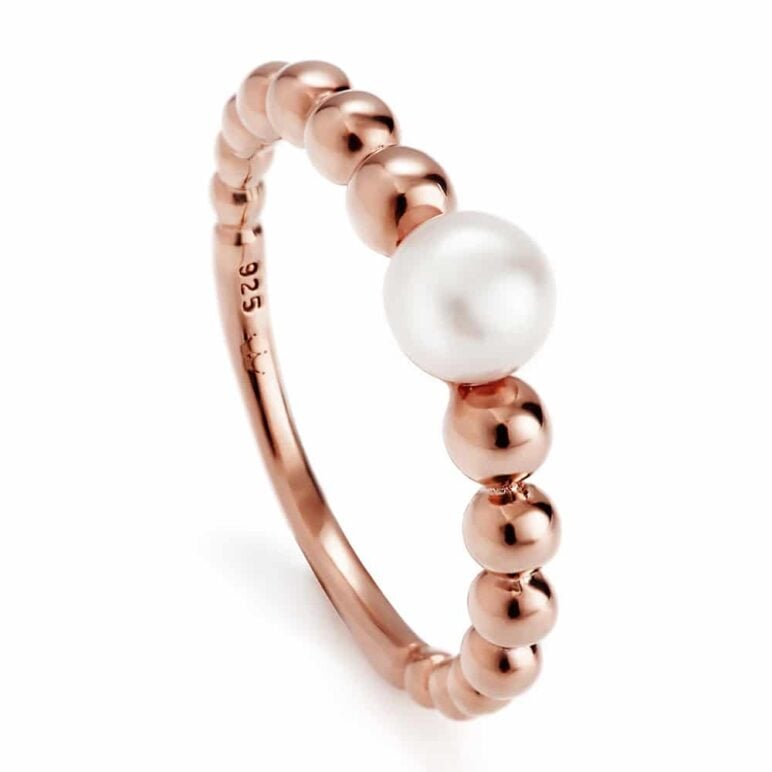 Coast Rose Gold Pearl Ring