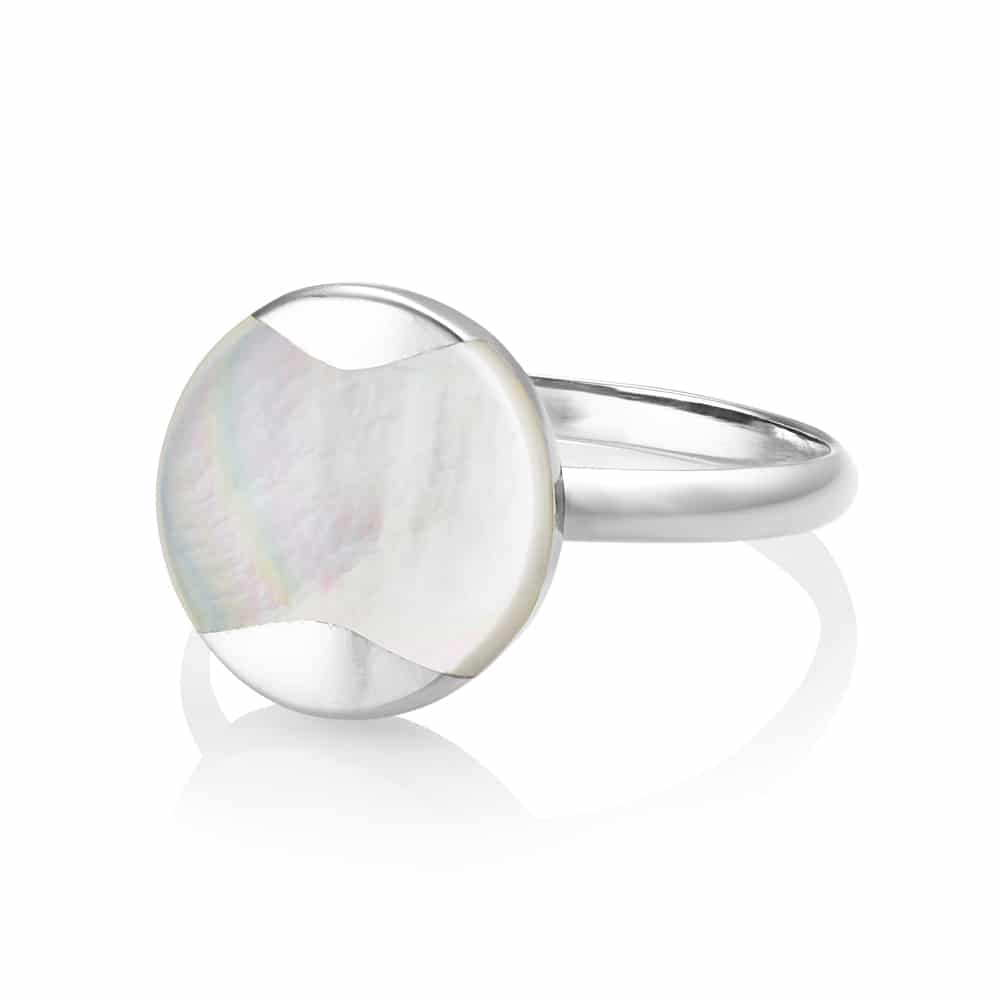 Dune Mother of Pearl Ring