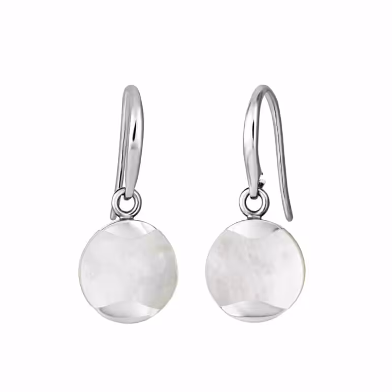 Dune South Sea Mother of Pearl Drop Earrings