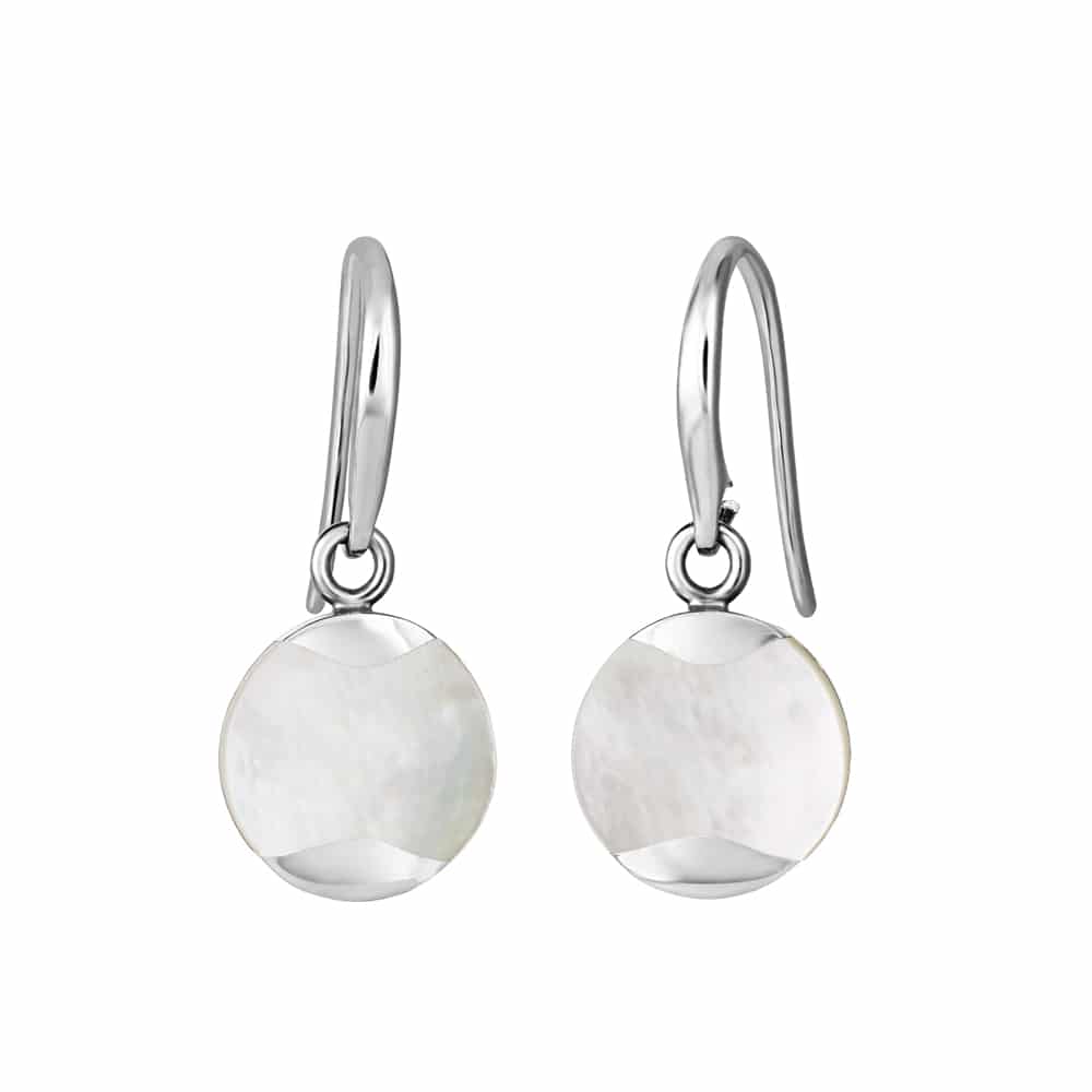 Dune Mother of Pearl Drop Earrings