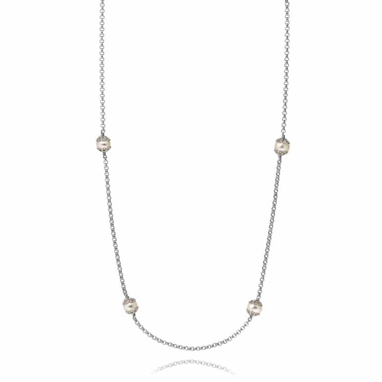 Emma-Kate Long Pearl Necklace