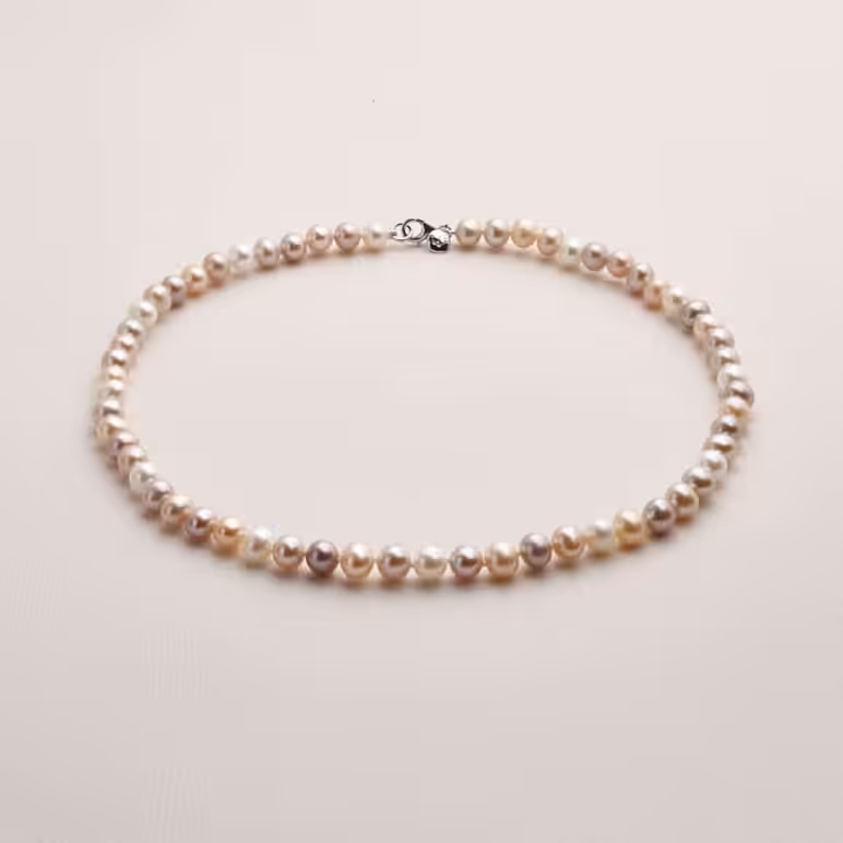 7mm Signature Multi-natural Pearl Necklace 18"