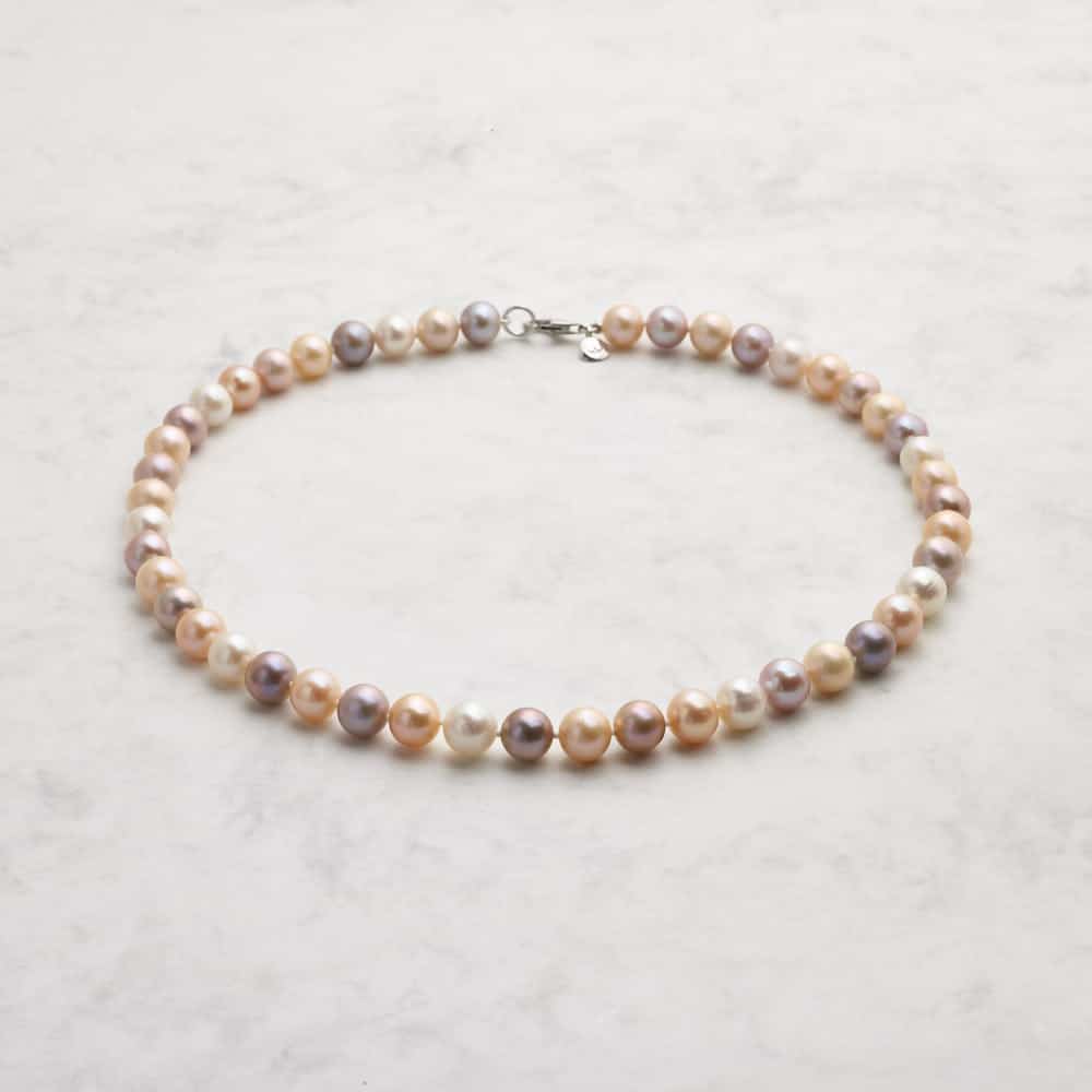 9mm Signature Multi-natural Pearl Necklace