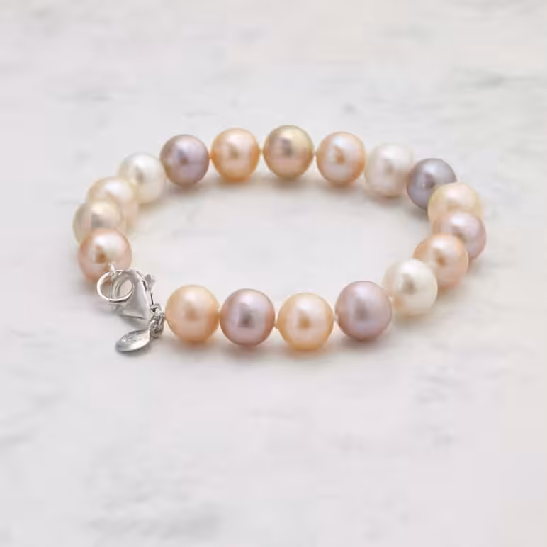 9mm Multi-natural Signature Pearl Bracelet