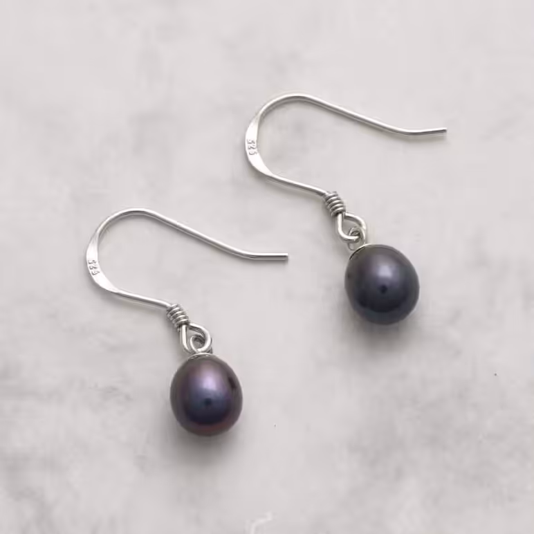 Hook Freshwater Pearl Earrings