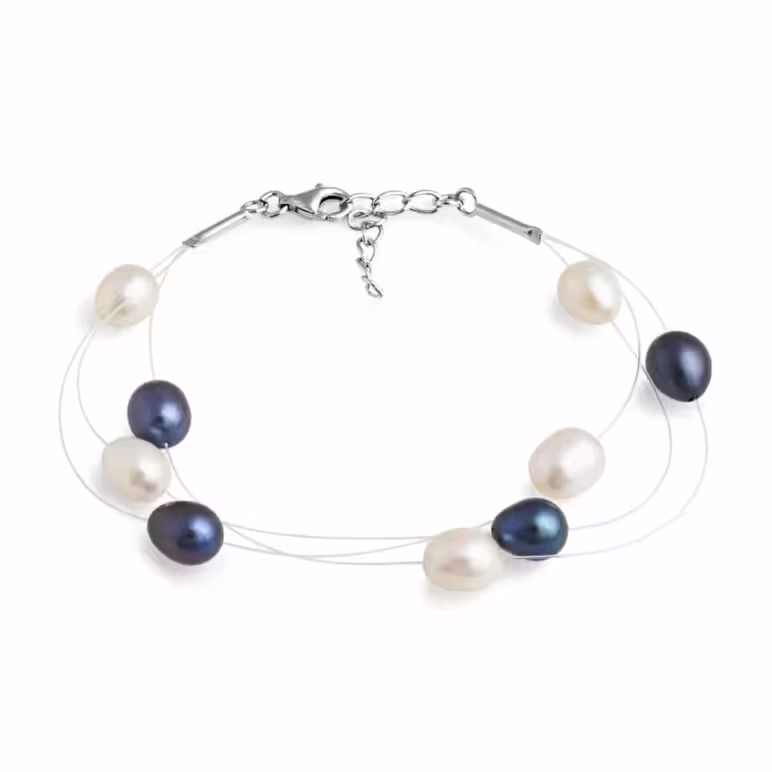 Dew Drop Peacock Pearl Bracelet