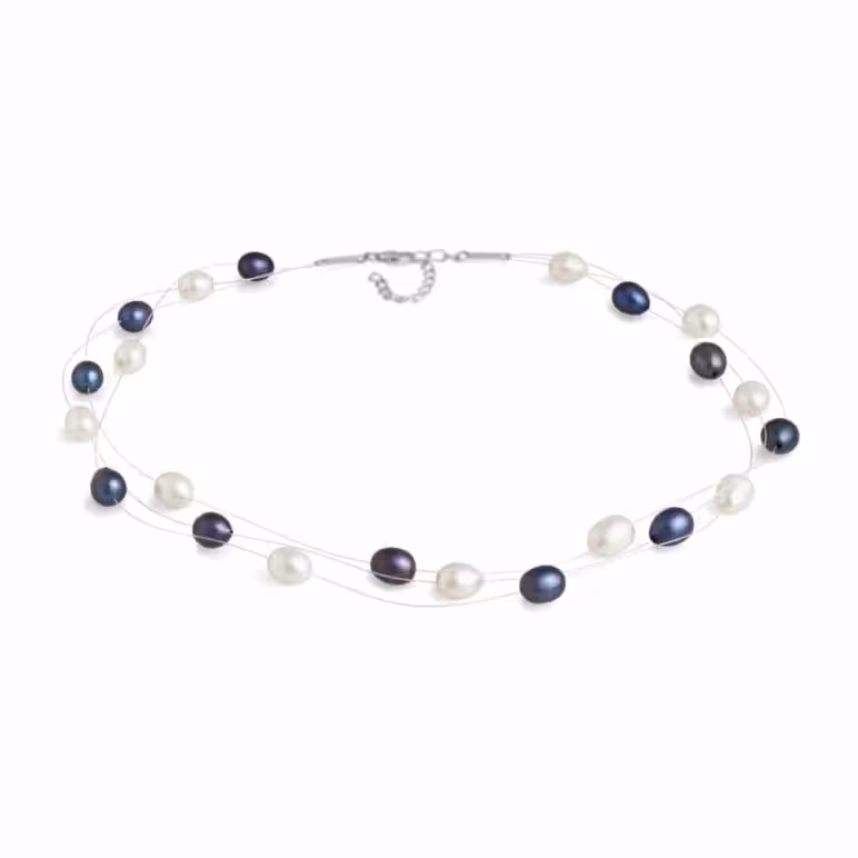 Dew Drop Peacock Pearl Necklace