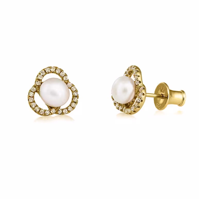 Marette Tau Pearl Earrings