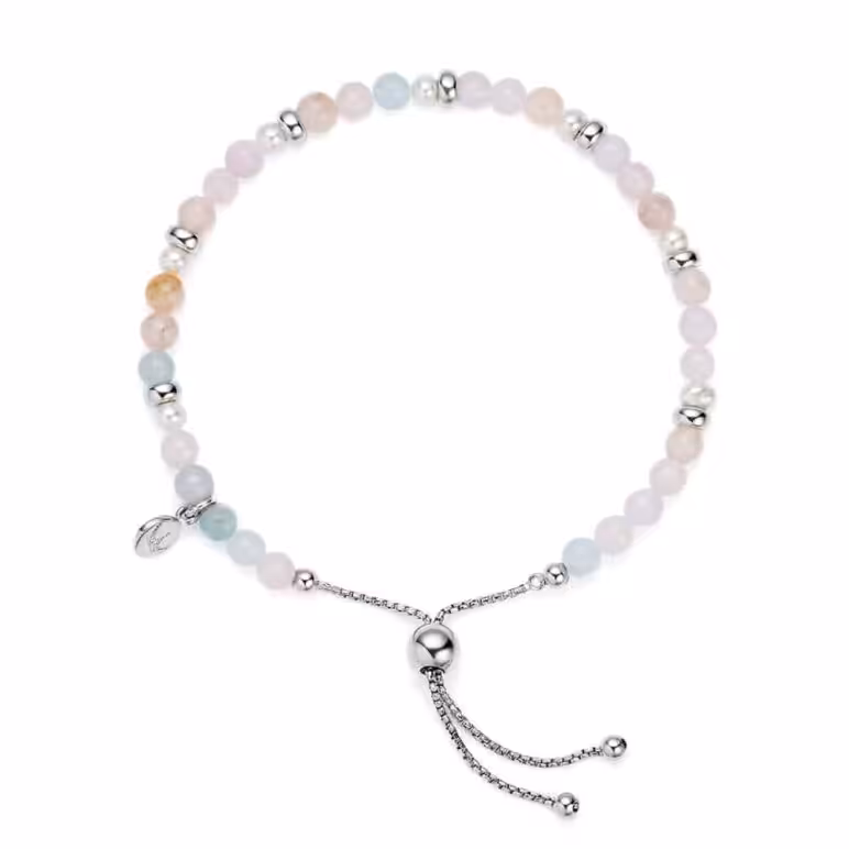Sky Scatter Beryl Stone Pearl Bracelet
