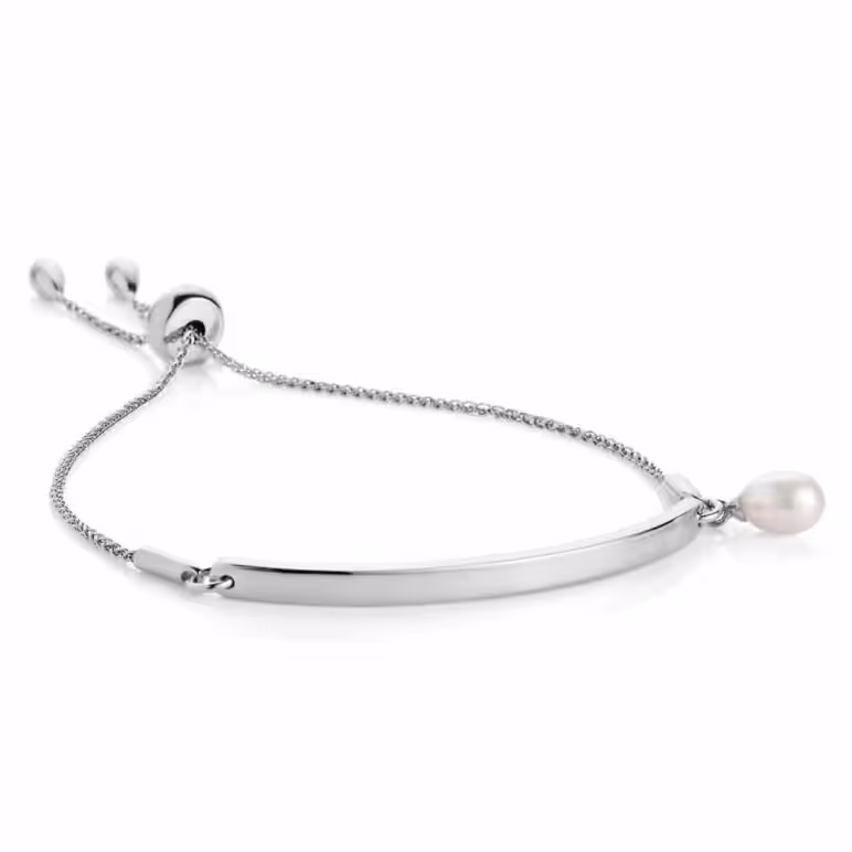 Viva Silver Pearl Bracelet