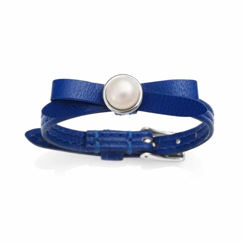 Joli Cobalt Pearl Bracelet