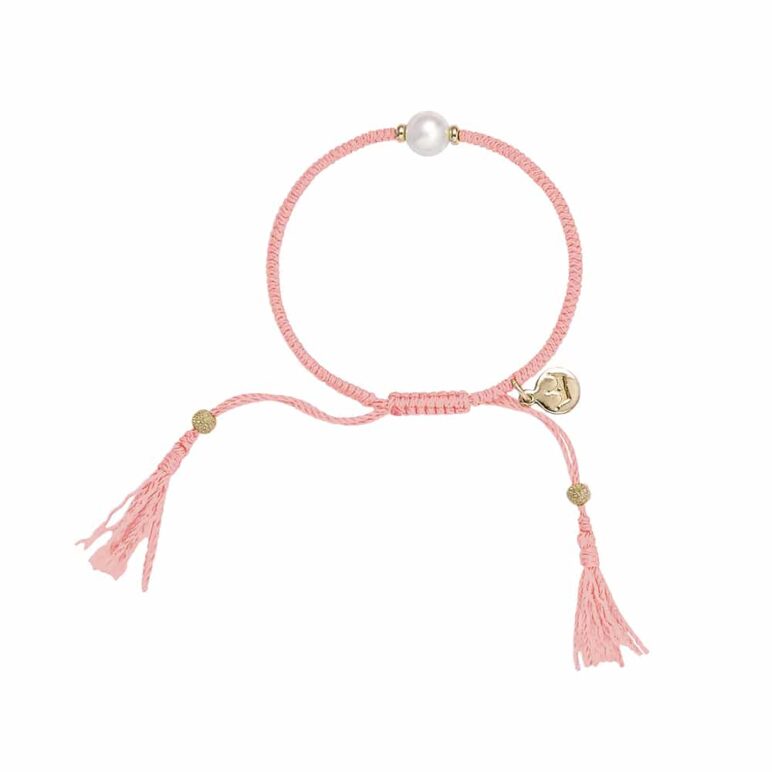 Tassel Rose Pearl Bracelet