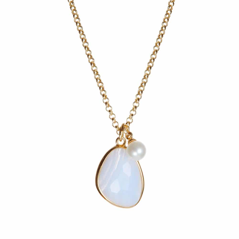 Sorel Mother of Pearl Gold Pendant