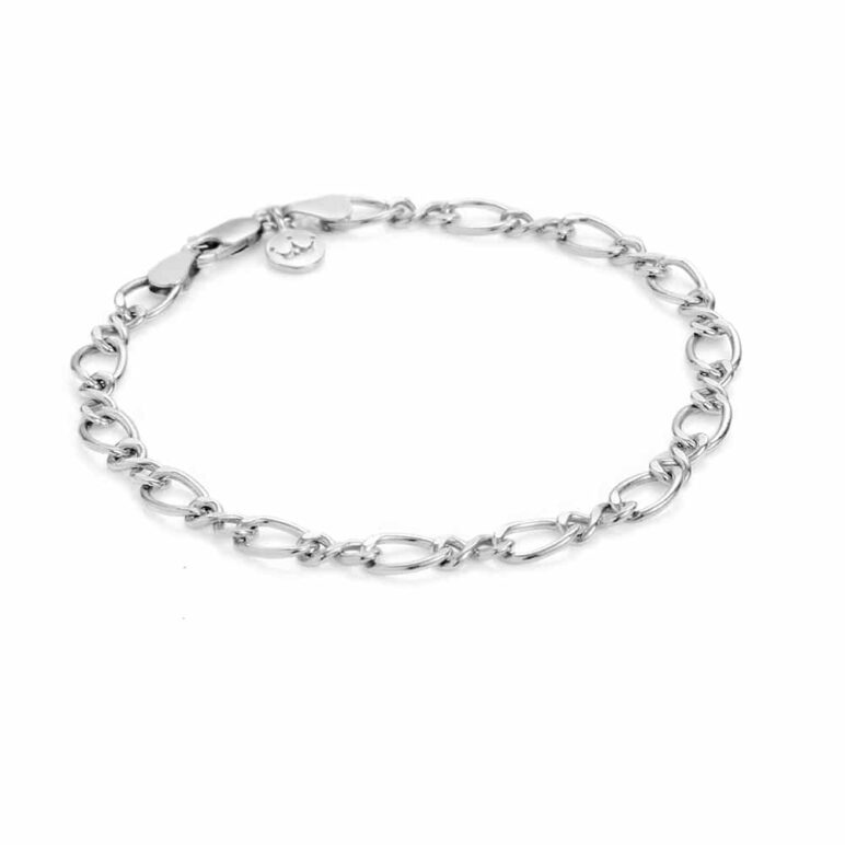 Silver Chain Charm Bracelet