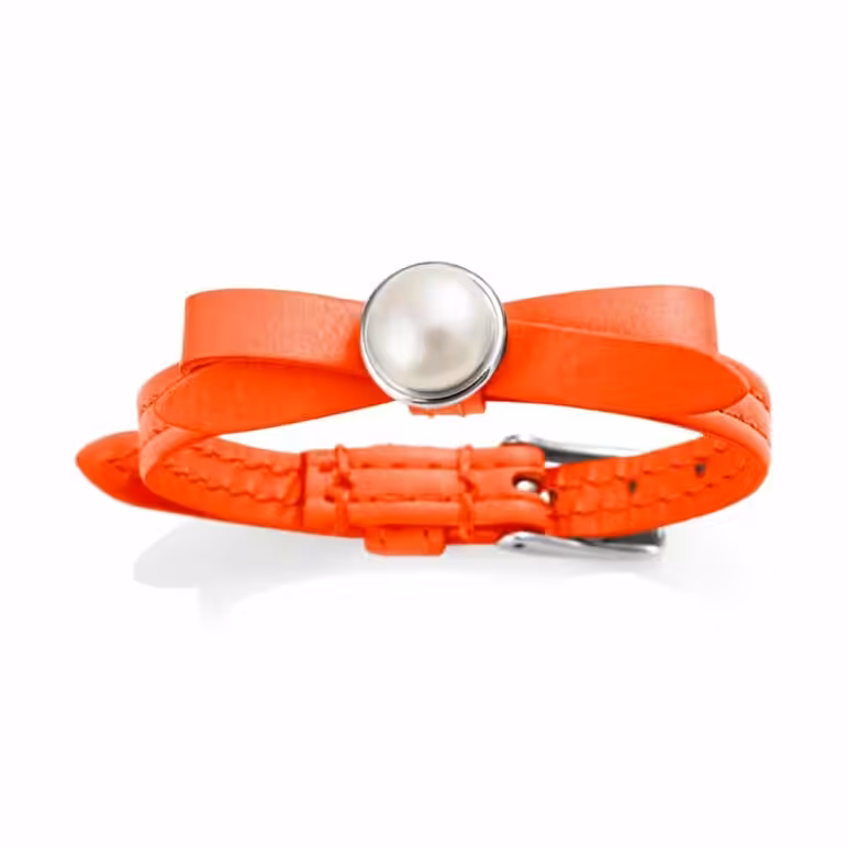 Joli Coral Pearl Bracelet