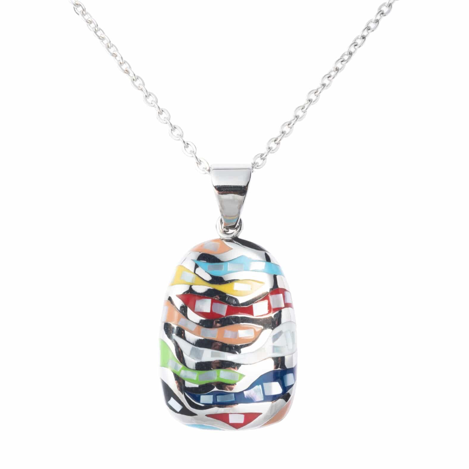 Sofia Mother of Pearl Multicolour Pendant