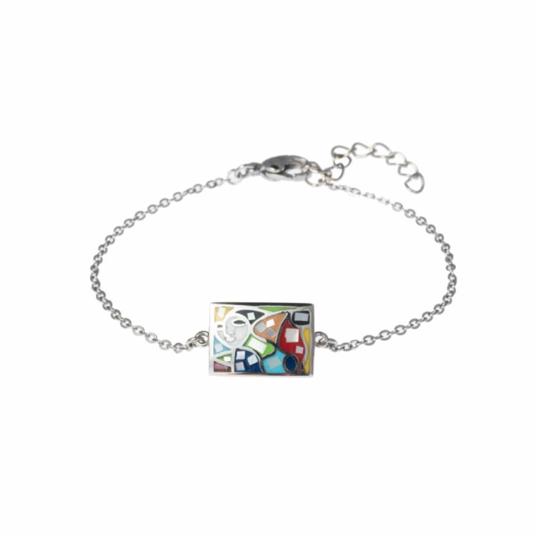 Sofia Mother of Pearl Square Bracelet