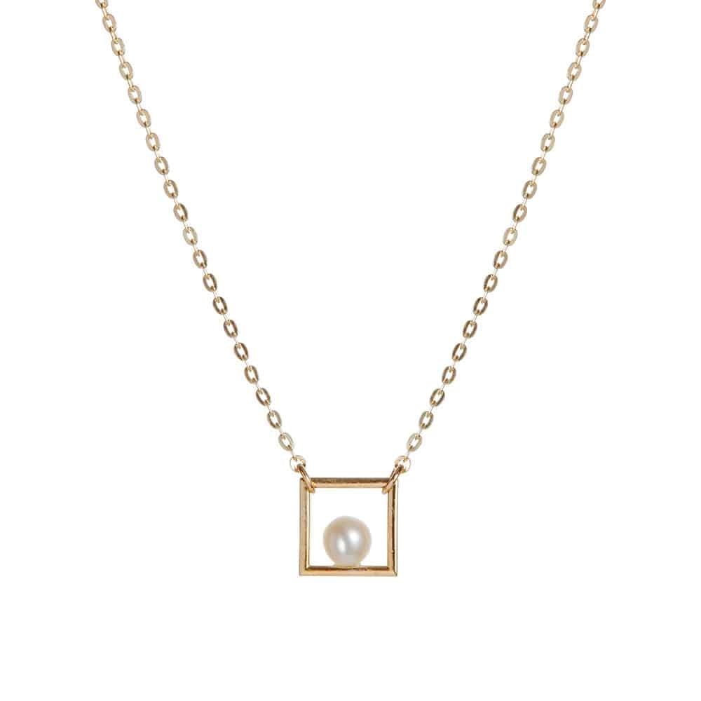 Sirene Pearl Box Necklace