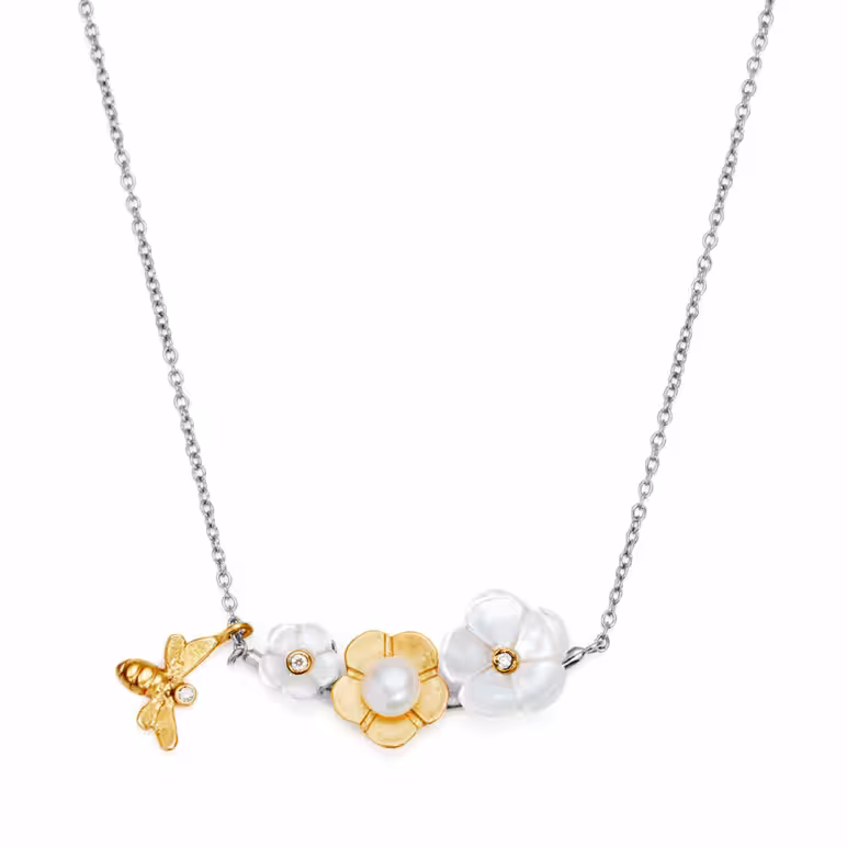 Blossom Pearl Flower Necklace