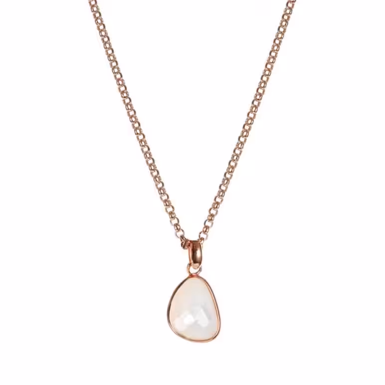 Sorel Mother of Pearl Rose Gold Pendant
