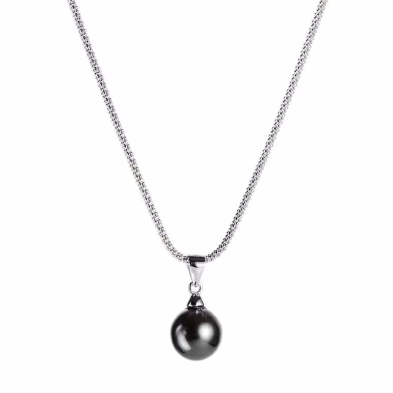 Tahitian Pearl Silver Classic Pendant