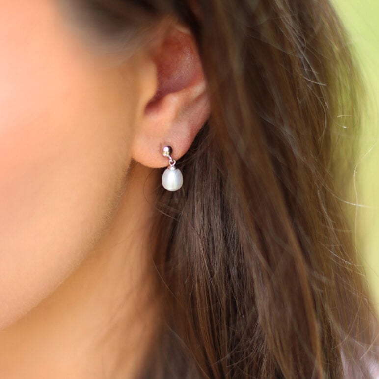 Freshwater Pearl Drop Earrings