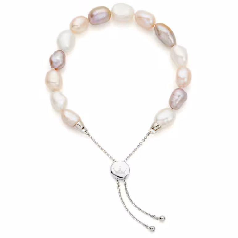 Multi Natural Freshwater Baroque Pearl Bracelet