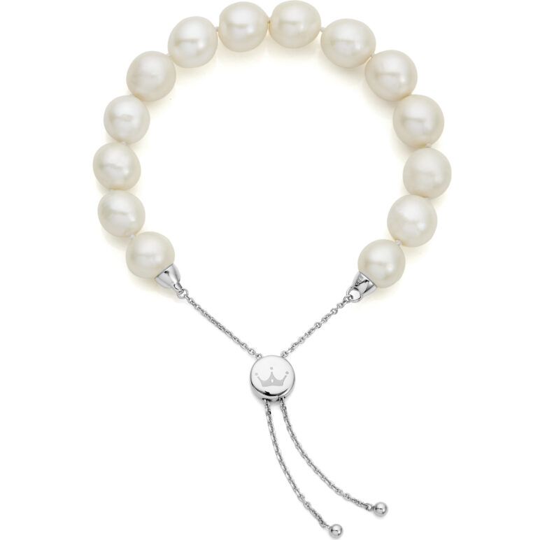 Zara White Edison Pearl Bracelet