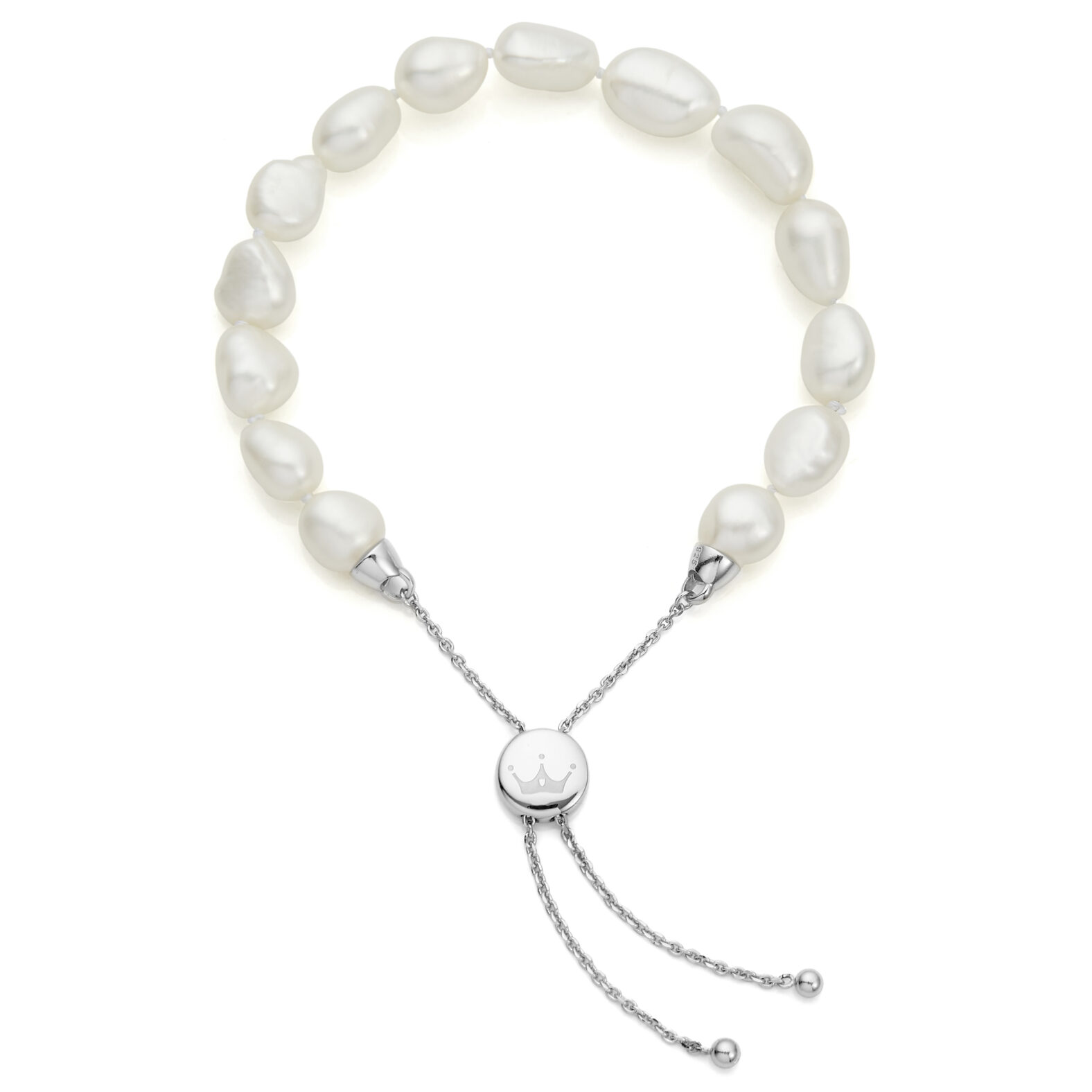 Zara Pearl Bracelet White ED