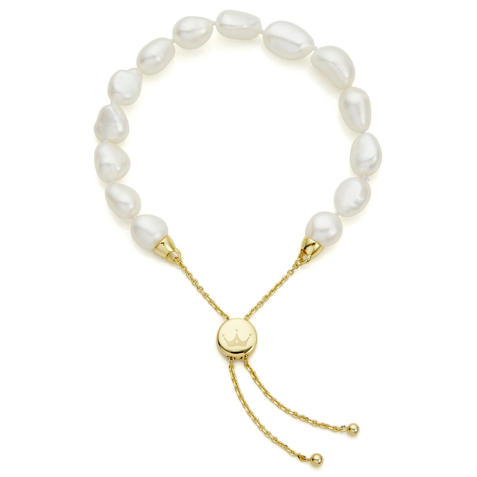 Zara Pearl Bracelet White ED YGP