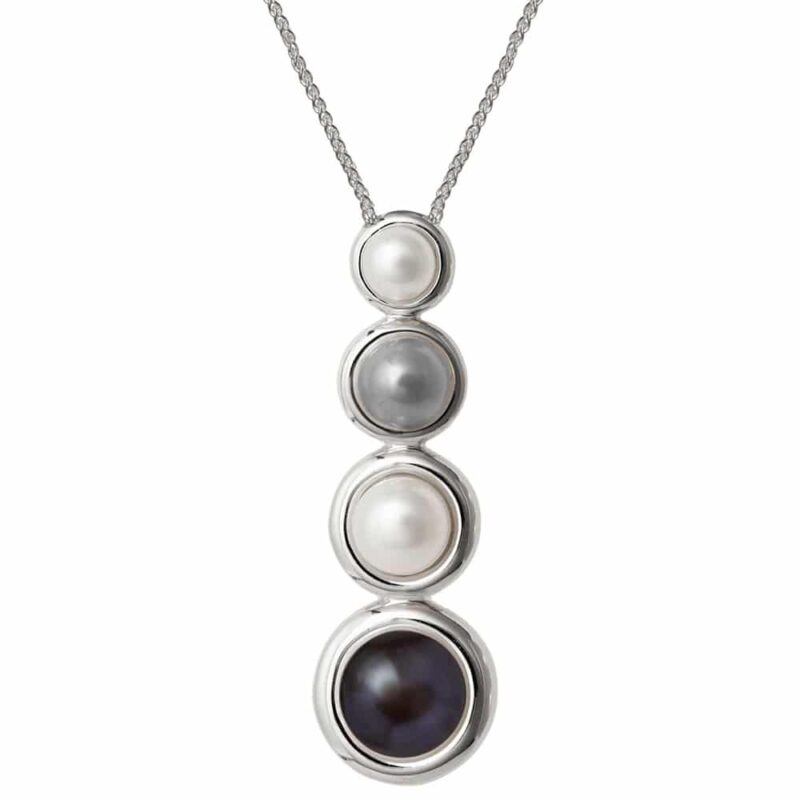 Jersey Pearl Alice Large Pearl Drop Pendant Multi