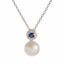 Amberley Blue Sapphire and Pearl Pendant