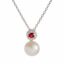 Amberley Ruby and Pearl Pendant