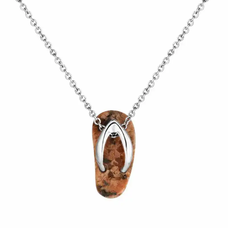 Jersey Granite Flip Flop Pendant