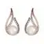 Camrose Wave Pearl Stud Earring
